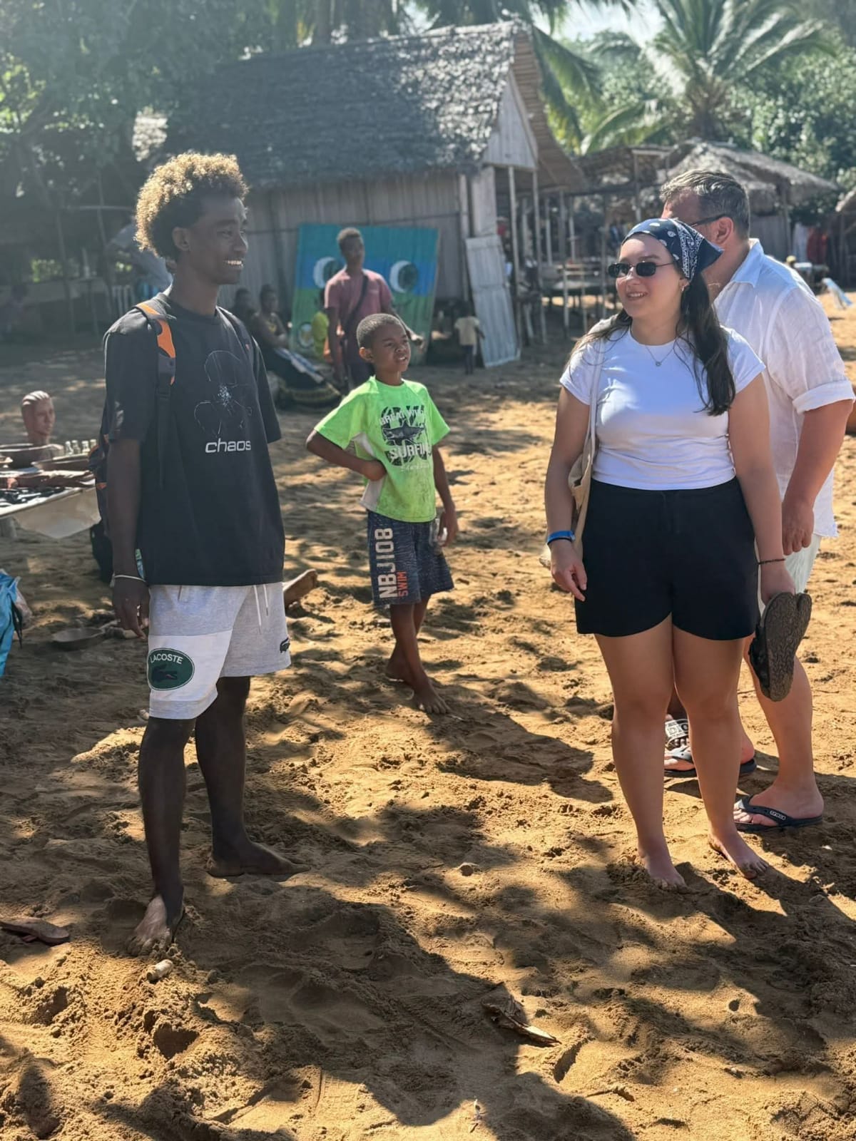 Tourists on Nosy Komba